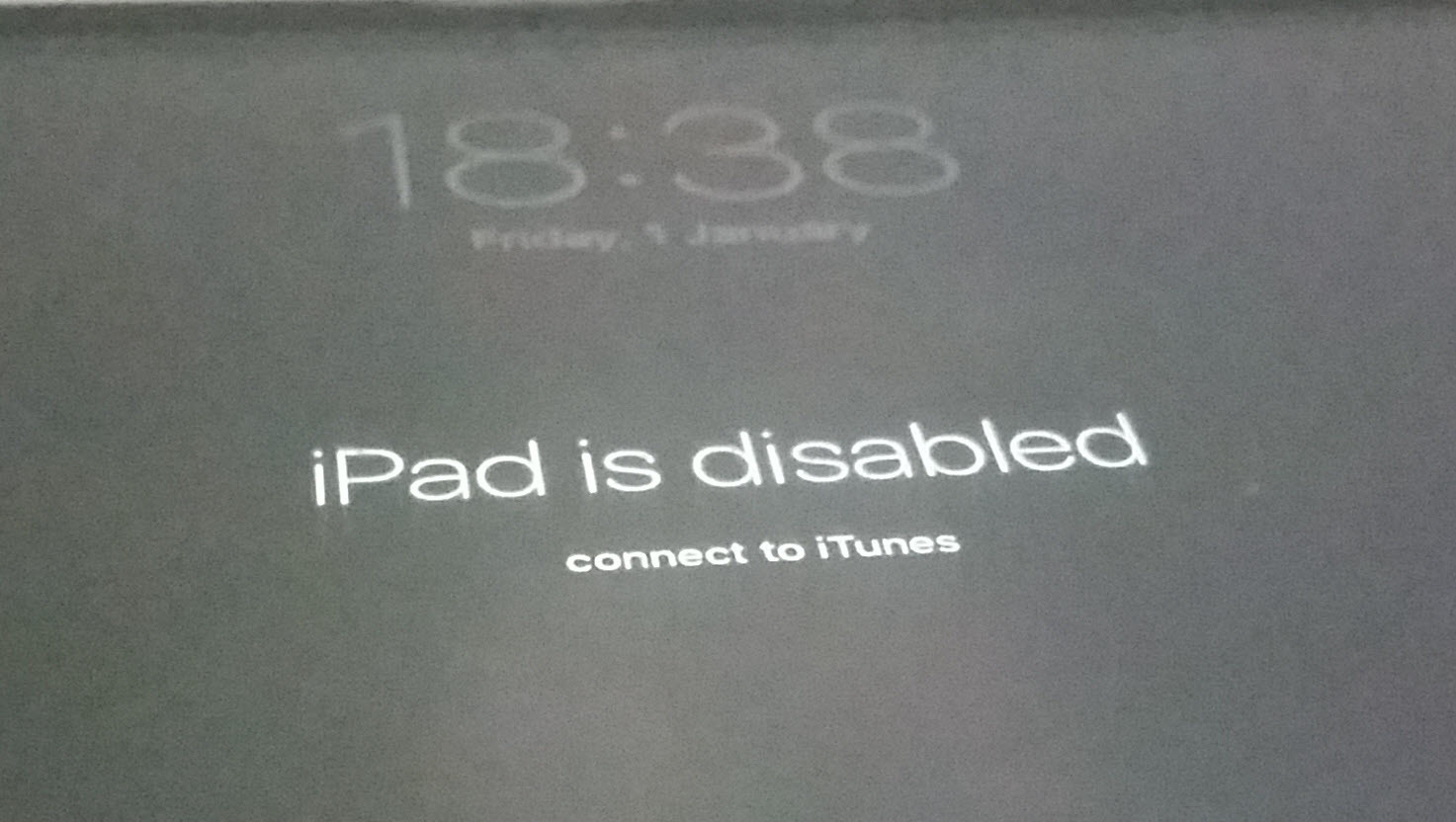 Reset disabled iphone or ipad passcode