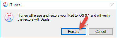 Restore iPad Software