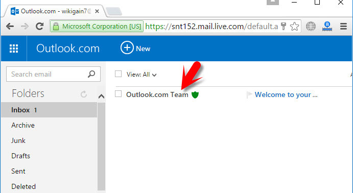 Welcome to outlook.com