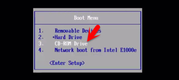 Boot Windows via CD-ROM