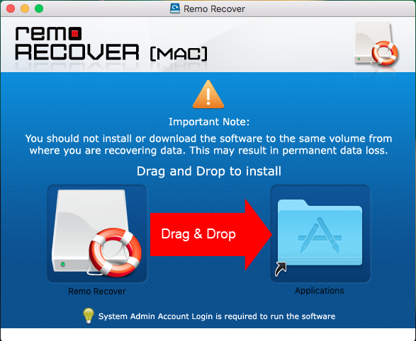 Install Remo Recovery Software on Mac
