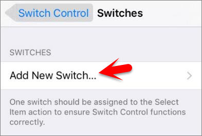 Add New Switch to switch control
