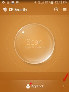 Scan or start with AppLock