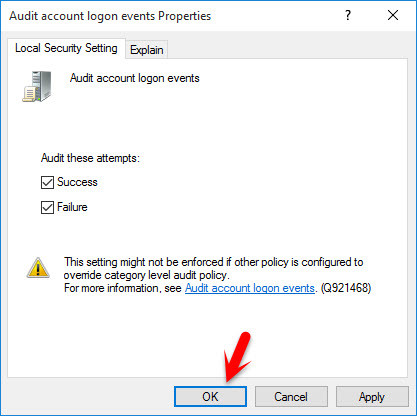 Audit Account Logon Events
