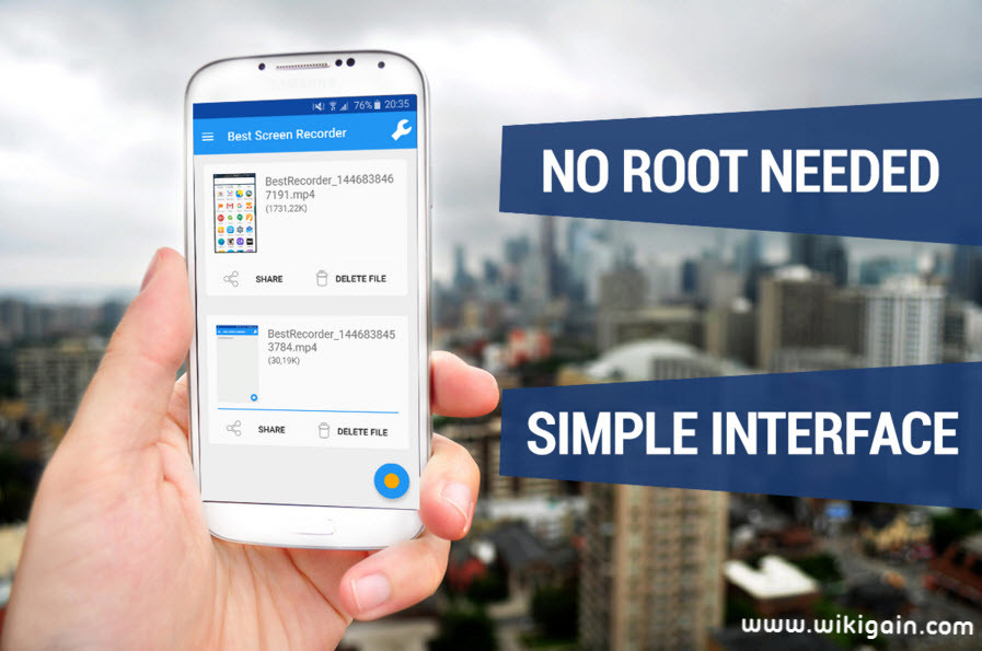 How to Record Android Screen withour Root