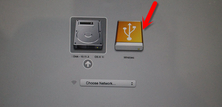 Choose USB Flash Drive