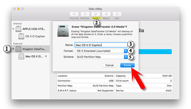Create a new Partition for USB Flash
