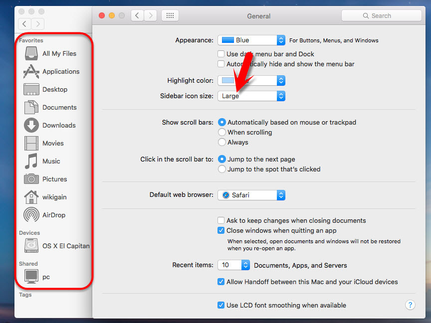 How to Customize Mac OS Sidebar