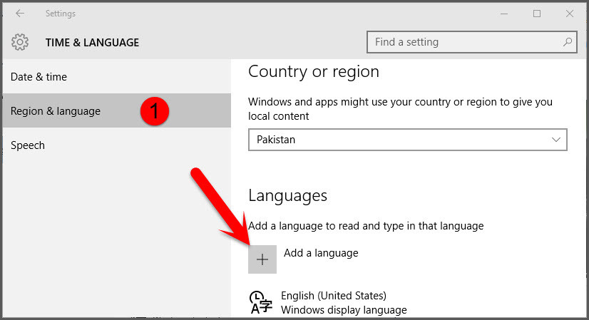 How to Change Windows 10 System Display Language?