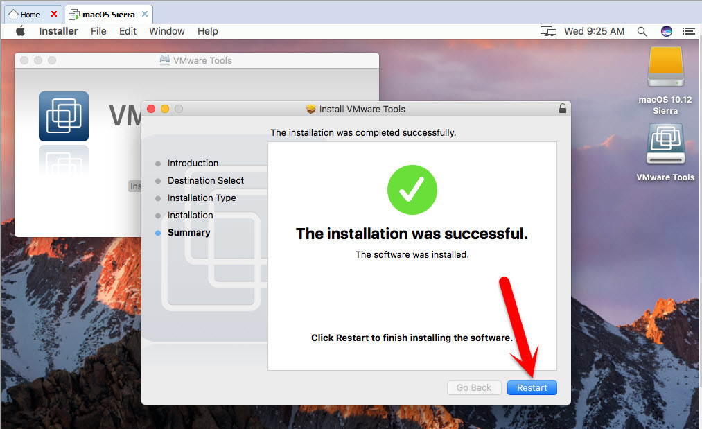 How to Install VMware Tools on macOS Sierra?