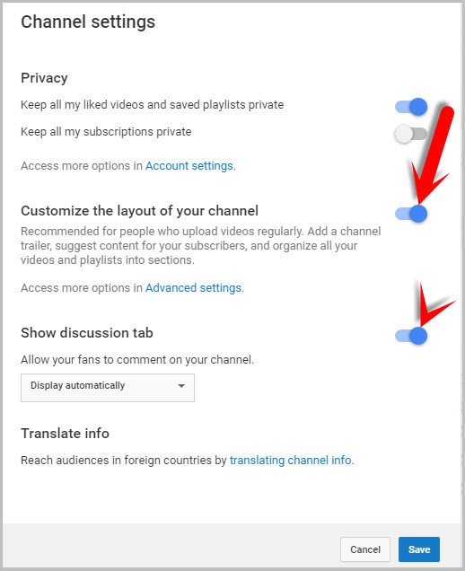 How to Enable YouTube Channel Navigation Tabs