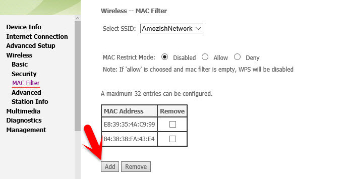 google wifi points how to check mac address