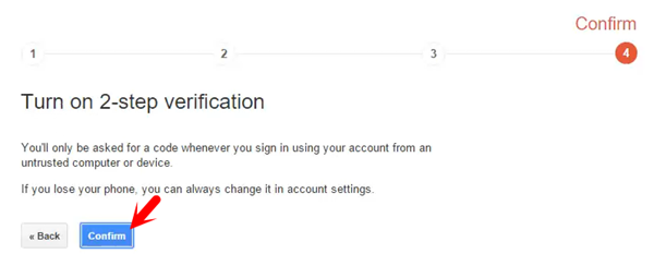 Confirm Account