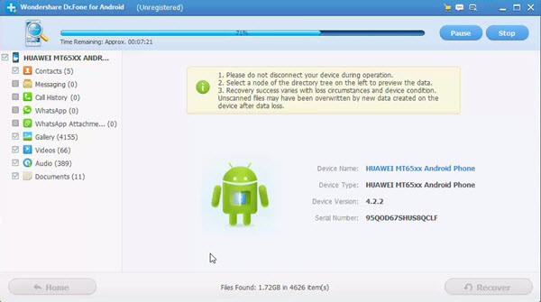 How to Recover Android Deleted Files  Photos Music Video   - 47