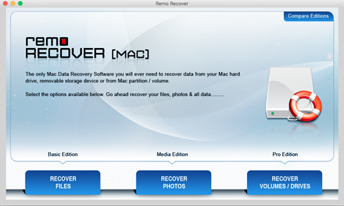 Select Recovery Type