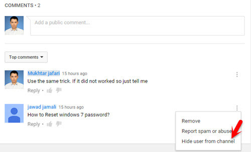 How to Block Someone on YouTube Channel  - 88