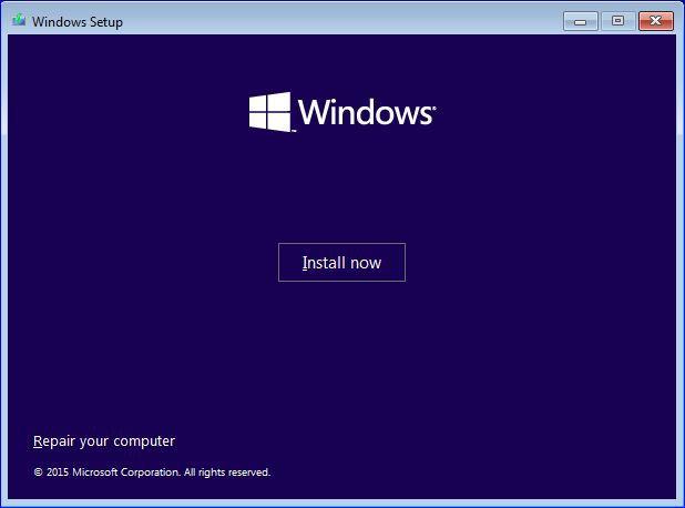 Install Operating System