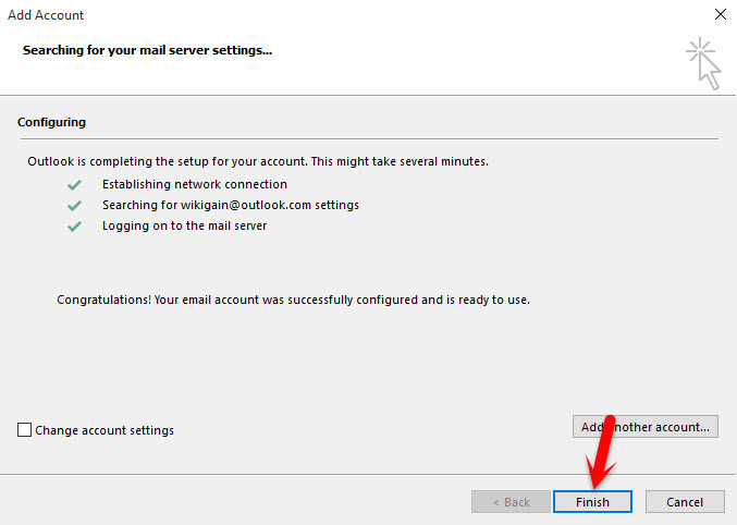 Searching for Email Server