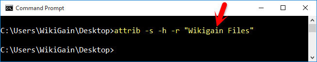 Attrib Command