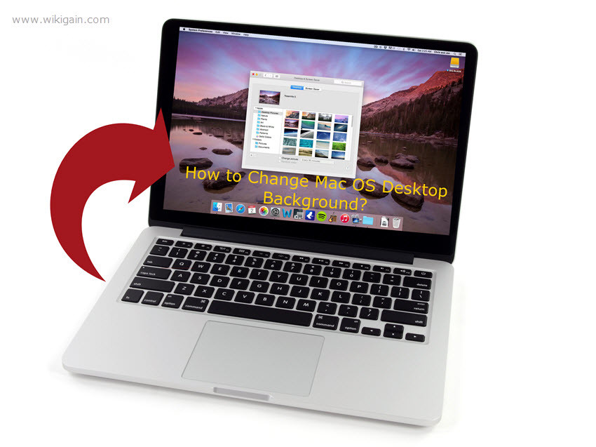 Change Mac OS X El Capitan Desktop Background Wikigain