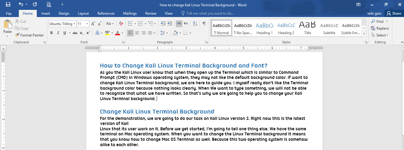Open and Edit PDF Document in Word 2016   Wikigain - 92