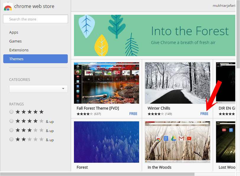 Get Google Chrome Themes