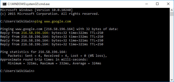 Ping Utility