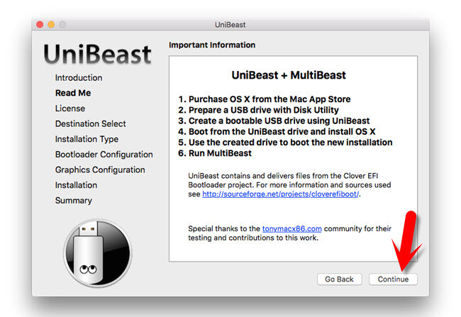 Important UniBeast Information