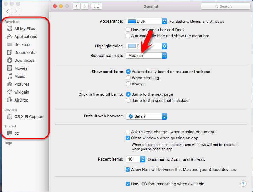 How to Customize Mac OS Sidebar