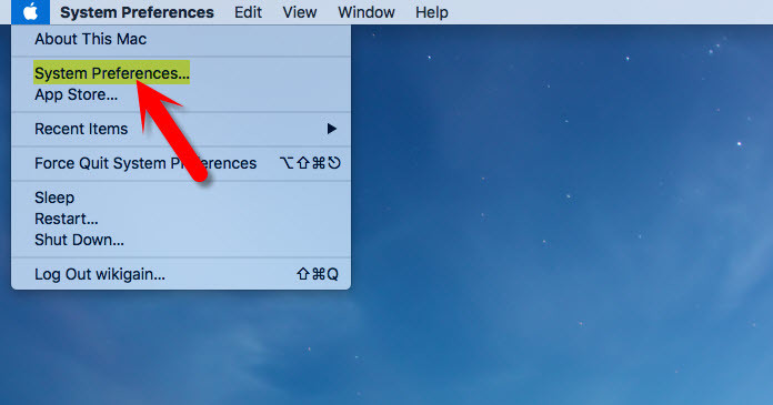 System Preferences