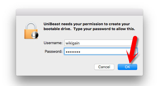 UniBeast Need your Permission