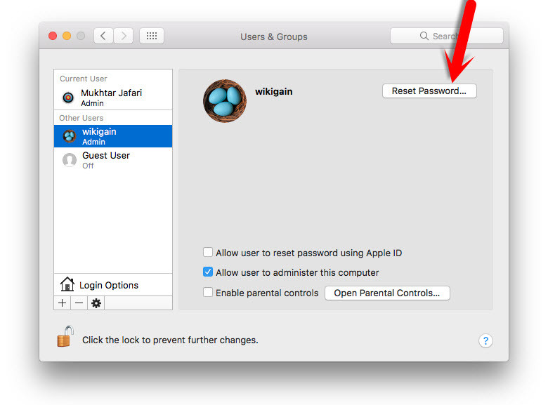 How to Reset Forgotten macOS Sierra Password?