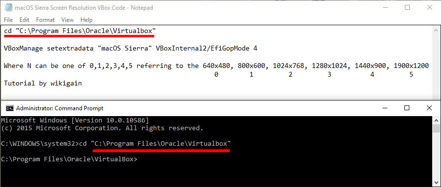 How to Fix macOS Sierra Screen Resolution on VirtualBox?