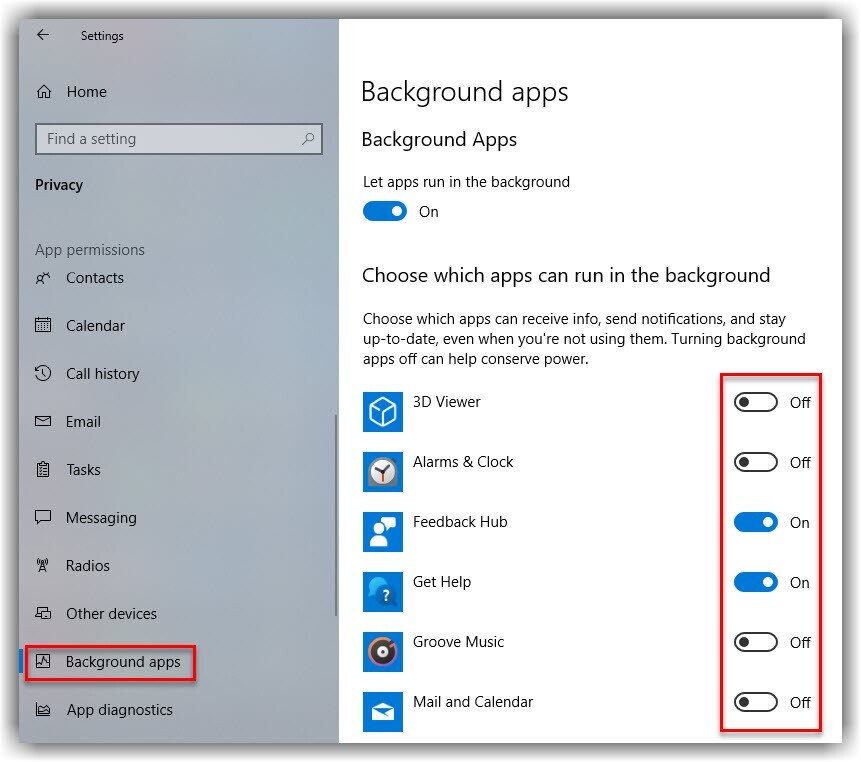 Disable Background Apps 2