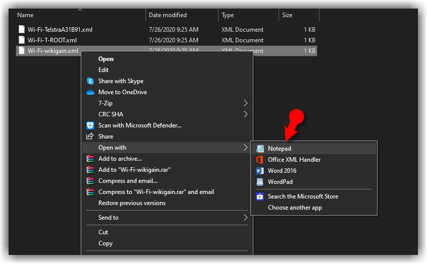 Open Wifi Xml File