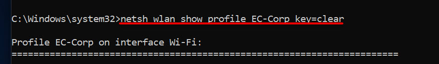 Show Wifi Details