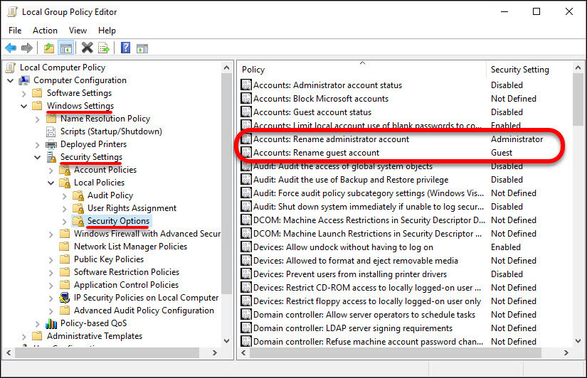 Local Group Policy Editor 3