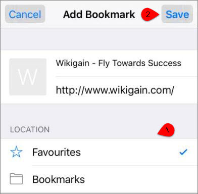 Save Bookmark