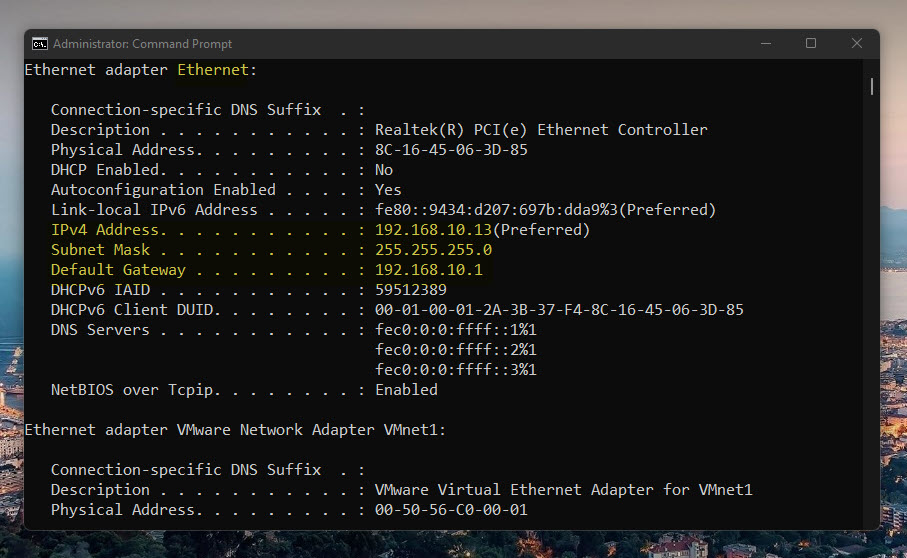 1 find your ip details