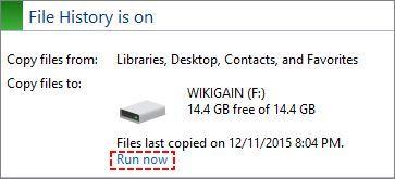 Run Now