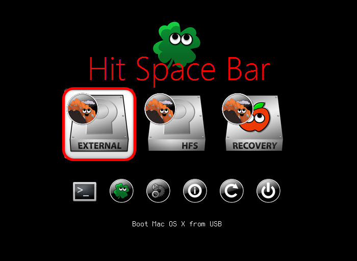 Hit Space Bar