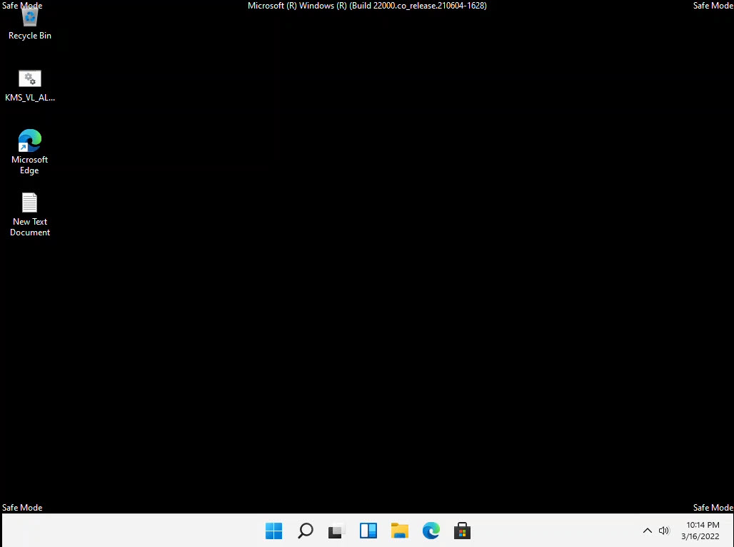 Safemode Accessed