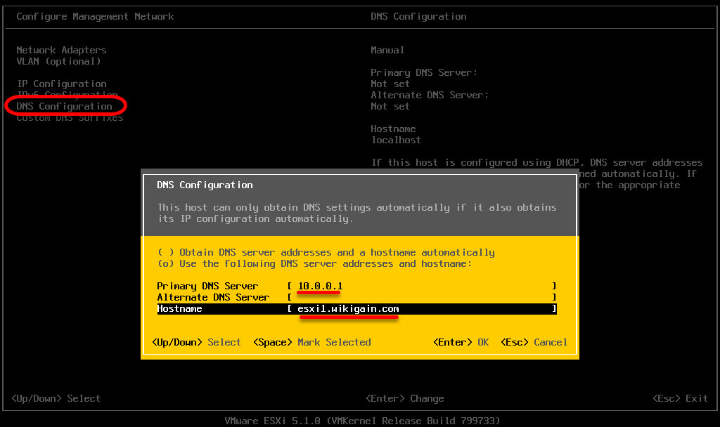 Enter A Valid Hostname And Dns Server