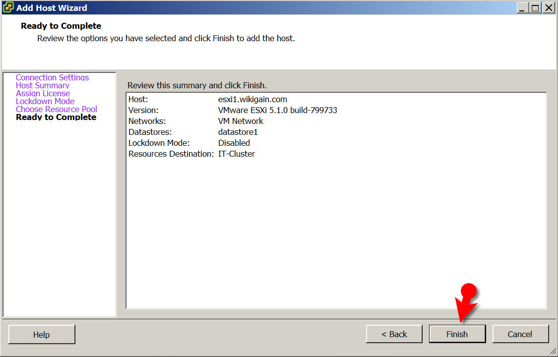 Esxi1 Is Ready To Be Added 2