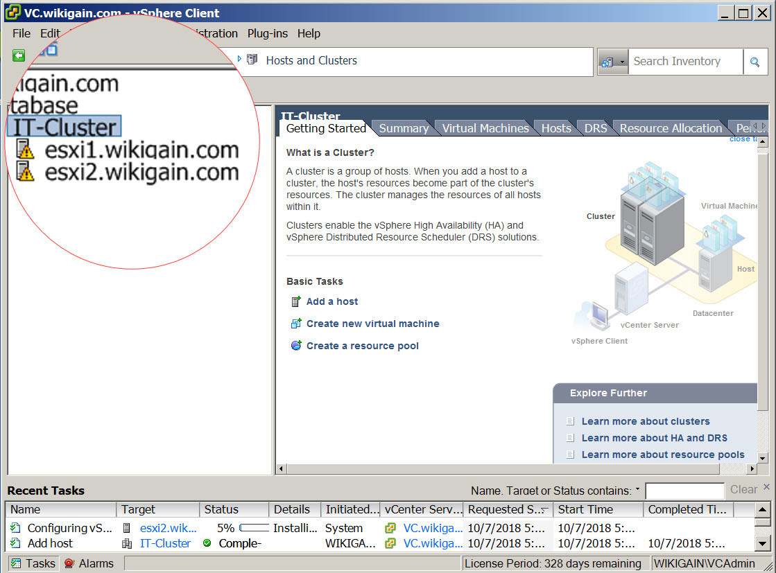 Final Look Of Esxi1 Esxi2 On Vcenter Server
