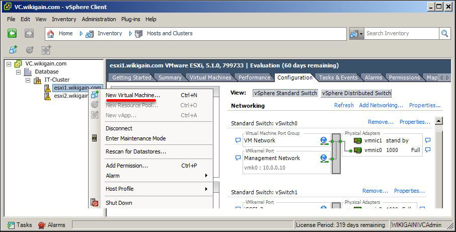 Create New Virtual Machine On Esxi Host