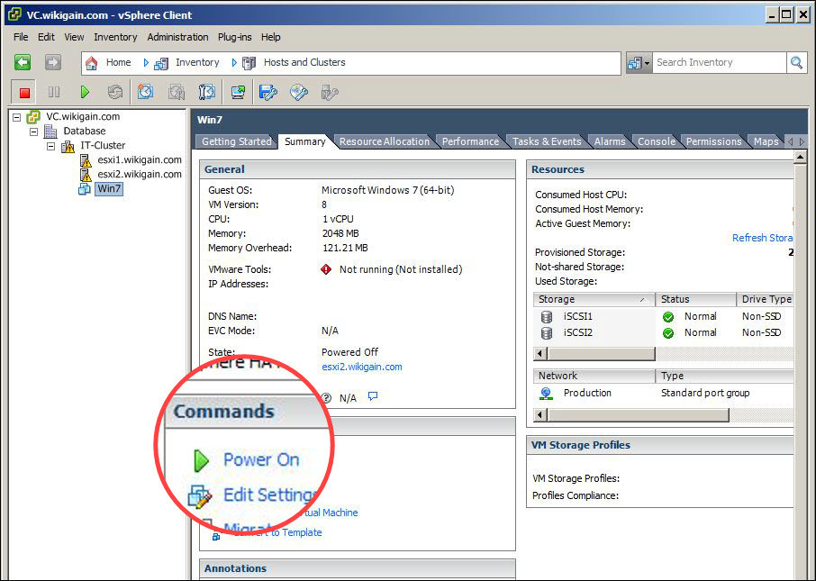 Power On The Virtual Machine 2