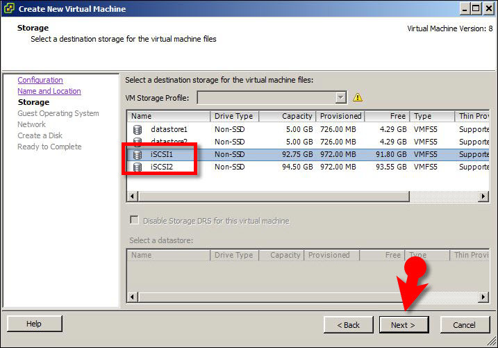 Store On Iscsi Shared Storage