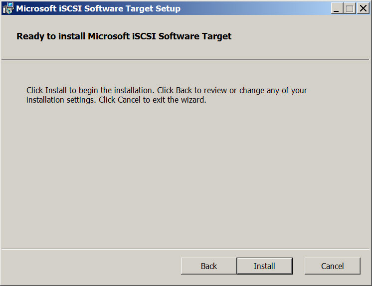 Install Microsoft Iscsi Software Target