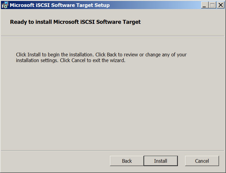 Install Microsoft Iscsi Software Target